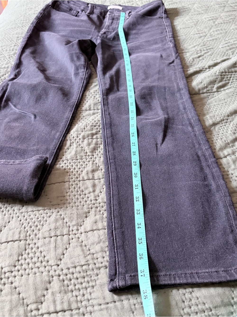 Good American Good Straight Black Jeans Size 6/28 - Picture 10 of 10
